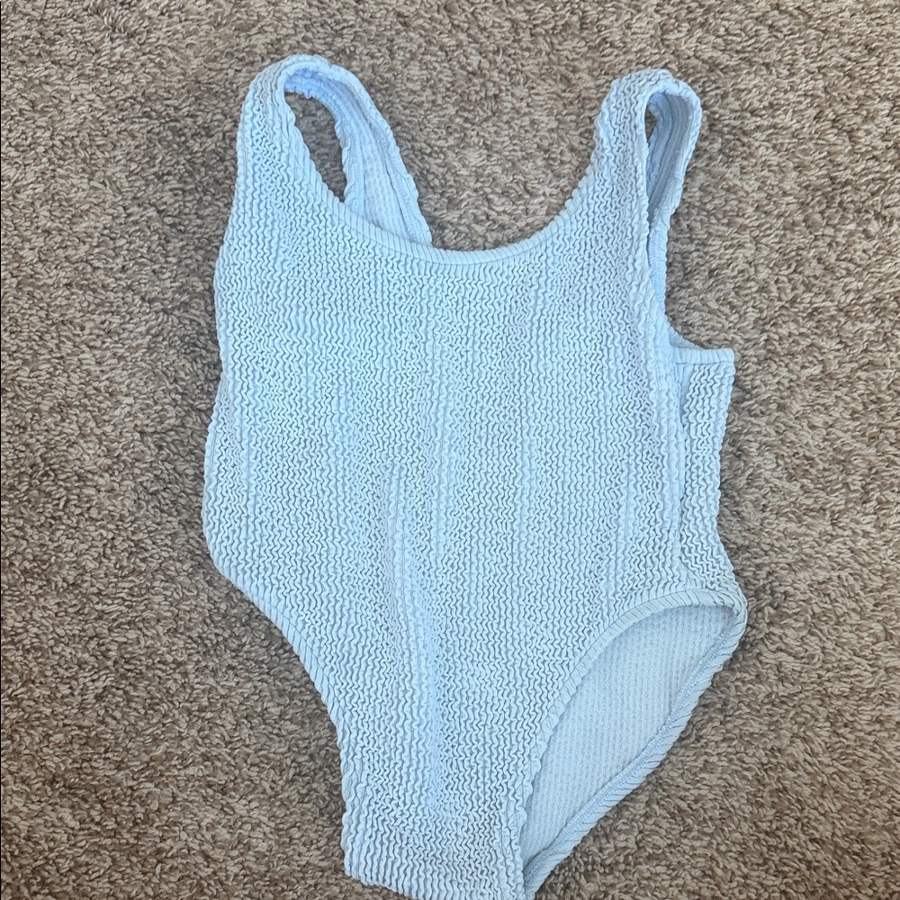Goldie Kids Swim One Piece in Light Blue